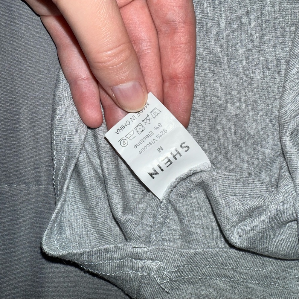 Grey Basic Tee - Picture 3 of 3